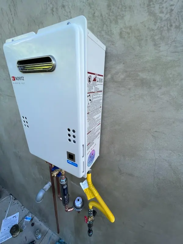 Tankless water heater installation for Glady homes